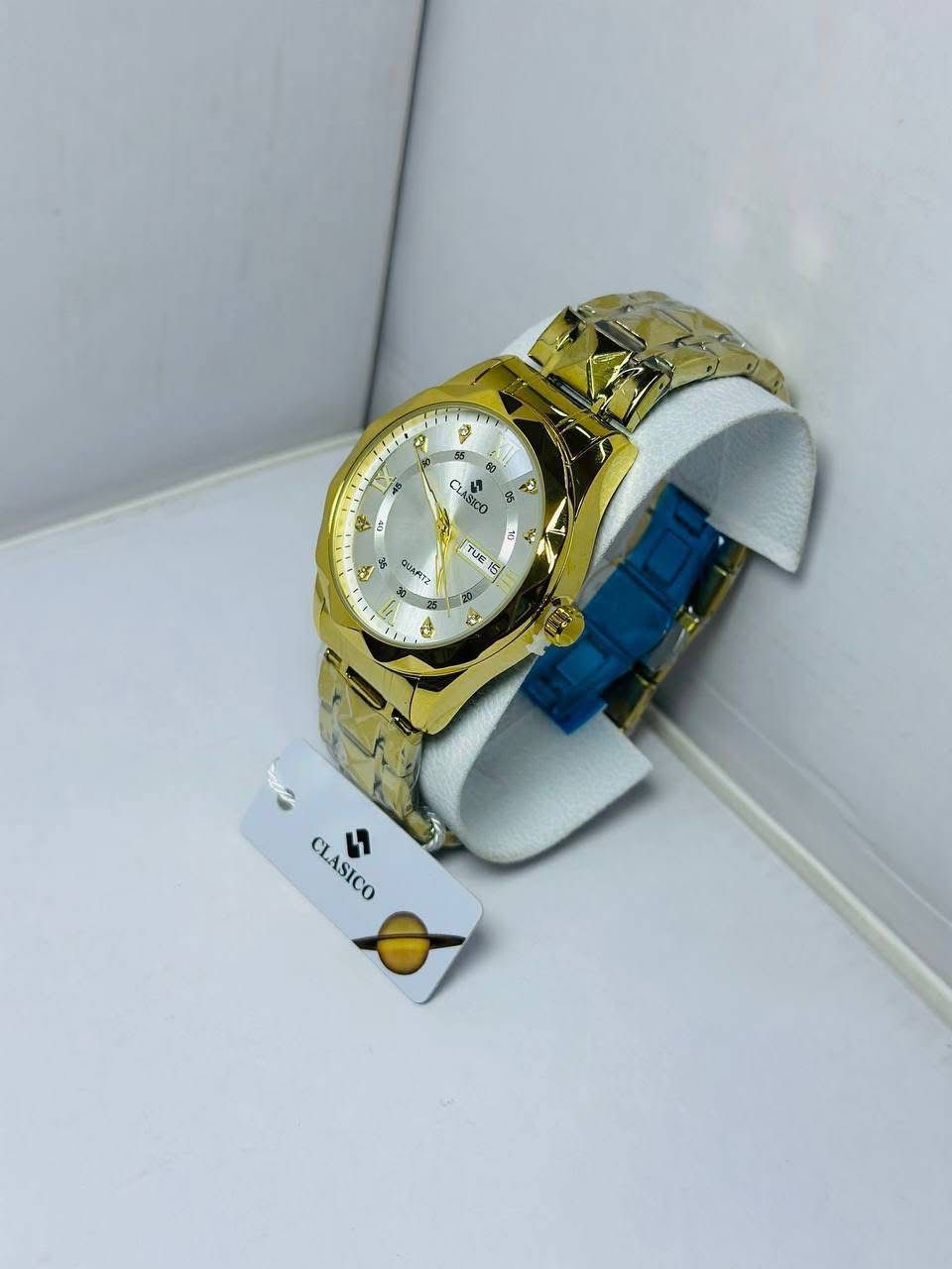 clasico Watch for Men Quartz Stainless Steel Waterproof Casual Watch