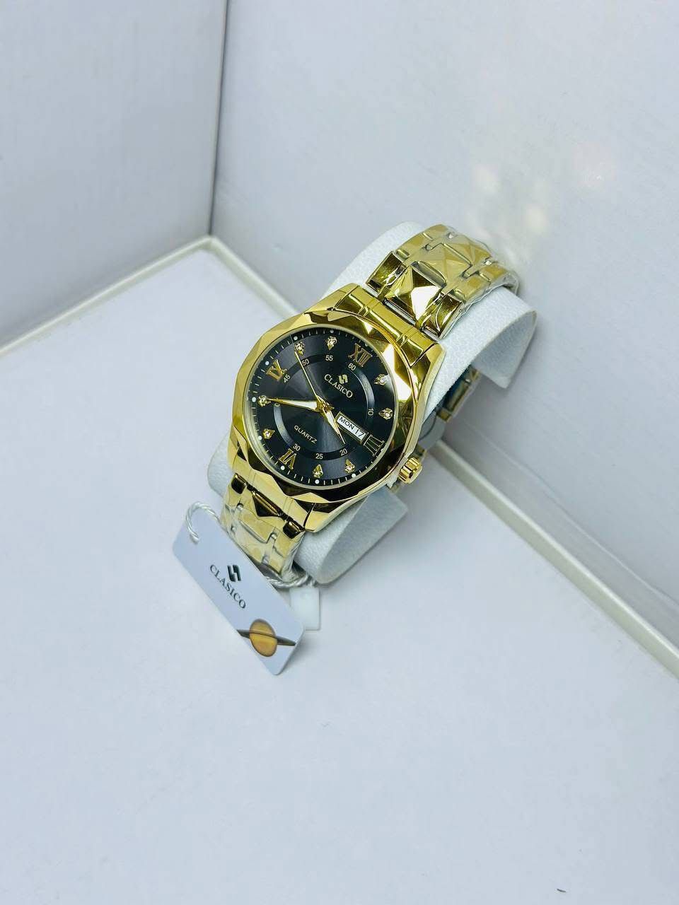 clasico Watch for Men Quartz Stainless Steel Waterproof Casual Watch