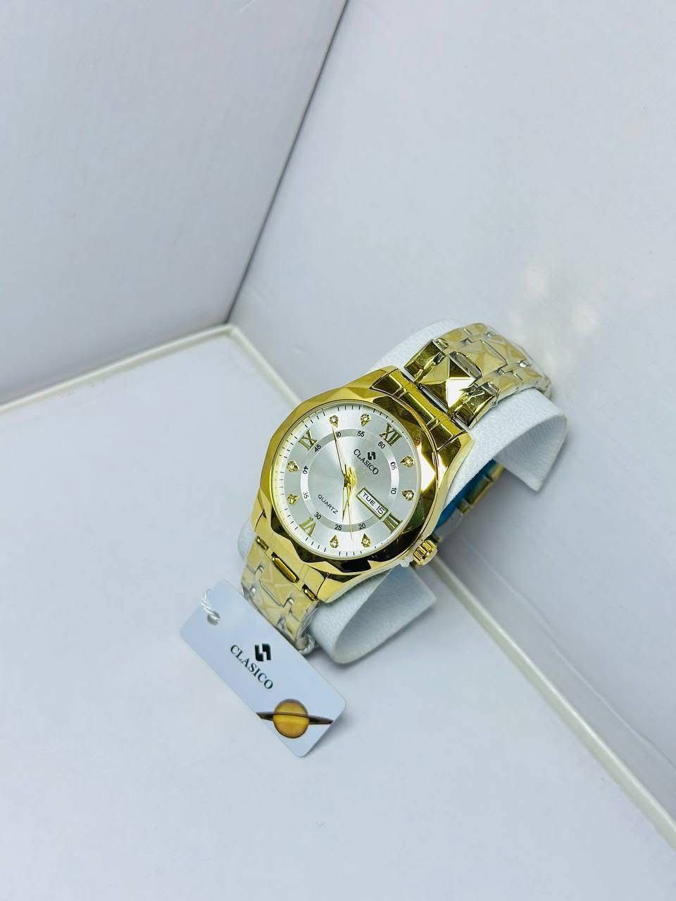 clasico Watch for Men Quartz Stainless Steel Waterproof Casual Watch