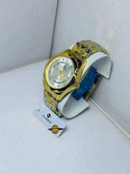 clasico Watch for Men  Quartz Stainless Steel Waterproof Casual Watch